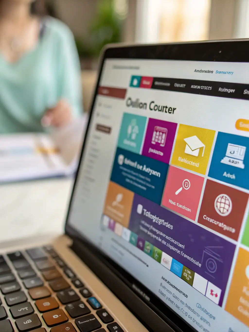 An image showing various educational resources like e-books, videos, and interactive simulations available on the cloud platform, promoting diverse learning.